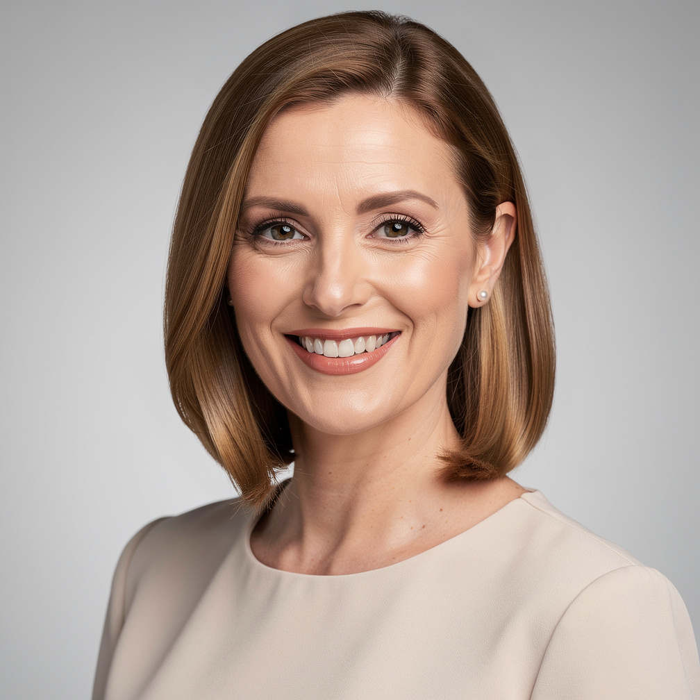 Portrait of a woman broadcast director smiling
